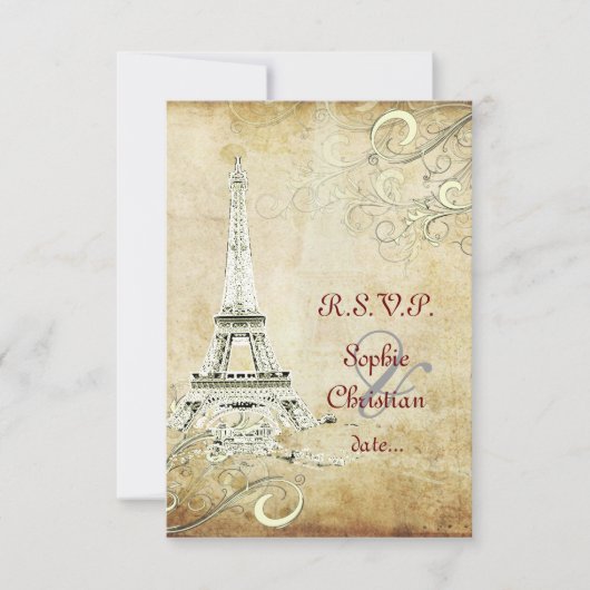 GROTE RSVP EIFFEL TOWER/VANILLA SWIRLS (Voorkant)