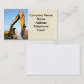 Grote ruggengraat visitekaartje (Voorkant / Achterkant)