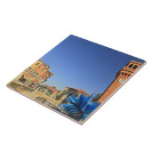 Grote ruitengestalte en bleektoren, Italië Tegeltje (Zijkant)