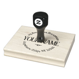 Grote rustieke gewoonte rubberstempel