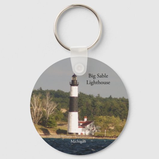 Grote Sable Lighthouder-sleutelketen Sleutelhanger (Voorkant)