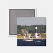 Grote Sable Lighthouse en bootmagneet Magneet (Voorkant / Achterkant)