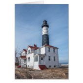 Grote Sable Point Lighthouder en Tower (Voorkant)