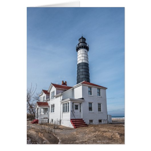 Grote Sable Point Lighthouder en Tower (Voorkant)