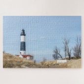 Grote Sable Point Lighthouder en Tower Legpuzzel (Horizontaal)
