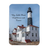 Grote Sable Point Lighthouder en Tower Magneet (Verticaal)