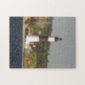 Grote Sable Point Lighthouder uit water Legpuzzel (Horizontaal)