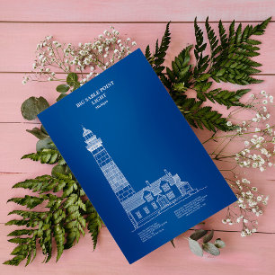 Grote Sable Point vuurtoren - Michigan - AD Briefkaart