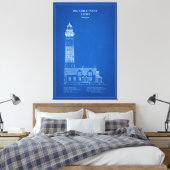Grote Sable Point Vuurtoren - Michigan - AD Canvas Afdruk (Insitu (Slaapkamer))
