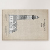 Grote Sable Point Vuurtoren - Michigan - SBD Legpuzzel (Horizontaal)