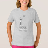 Grote Sable Point Vuurtoren - Michigan - SBD T-shirt (Voorkant)