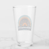 Grote Sacandaga Lake New York Rainbow Glas (Achterkant)