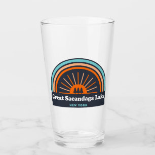 Grote Sacandaga Lake New York Rainbow Glas