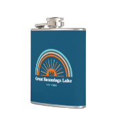 Grote Sacandaga Lake New York Rainbow Heupfles (Links)