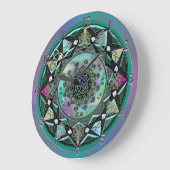 Grote Sage Celtic Mystical Mandala Wall klok (Hoek)