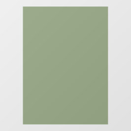 Grote Sage Green Window Cling 52 bij 72 Inches Raamsticker