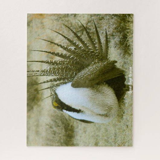 Grote Sage Grouse Legpuzzel (Verticaal)