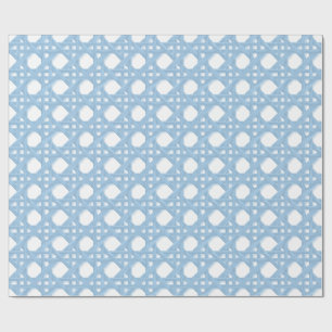 GROTE SALLY ROTAN IN A1C8E5 EN WIT CADEAUPAPIER