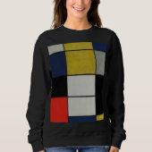 Grote samenstelling van Piet Mondrian Trui (Voorkant)