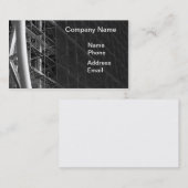 Grote schaal bouwplaats visitekaartje (Voorkant / Achterkant)