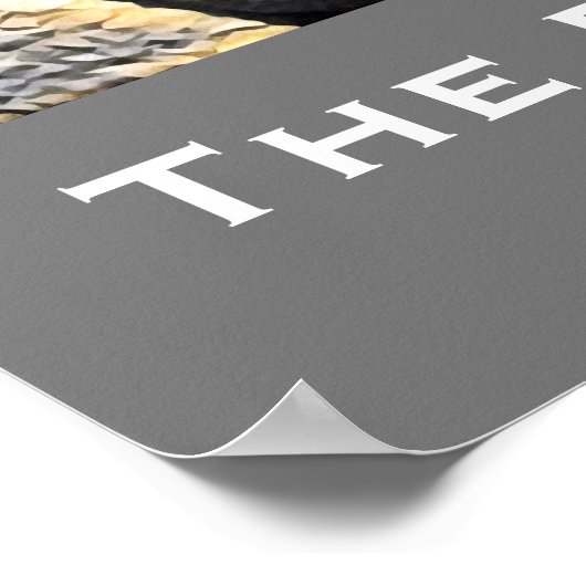 Grote schaap grote Merino Australian retro reisdru Poster (Hoek)