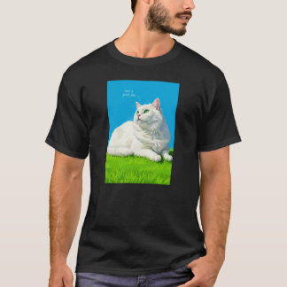Grote schattige kat t-shirt