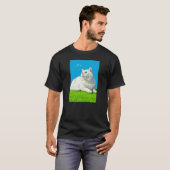 Grote schattige kat t-shirt (Voorkant volledig)