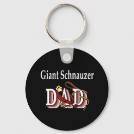grote schnauzer dad Sleutelhanger