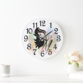 Grote schoonheidssalon acrylwandklok grote klok (Huis)