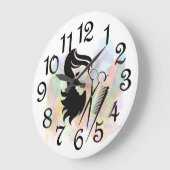 Grote schoonheidssalon acrylwandklok klok (Hoek)