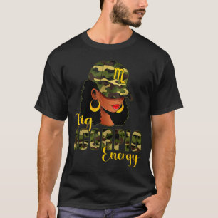 Grote Schorpioen Energie Camouflage Zwarte Vrouwen T-shirt
