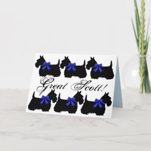 "Grote Schot!", Schotse Terrier, Het is een jongen Kaart