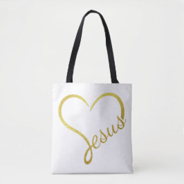 Grote schoudertas Loving Jesus Tote Bag