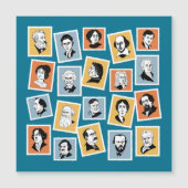 Grote schrijvers, dichters en toneelschrijvers op  (Voorkant)