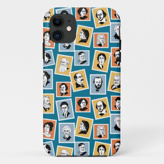 Grote schrijvers, dichters en toneelschrijvers op  Case-Mate iPhone case (Achterkant)