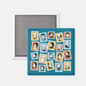 Grote schrijvers, dichters en toneelschrijvers op  magneet (Voorkant / Achterkant)