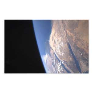 Grote schuine scène foto afdruk