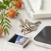 Grote schuine scène sleutelhanger (Zijkant)