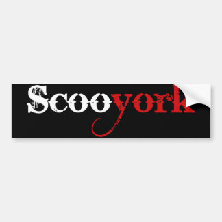 Grote scooyorksticker bumpersticker
