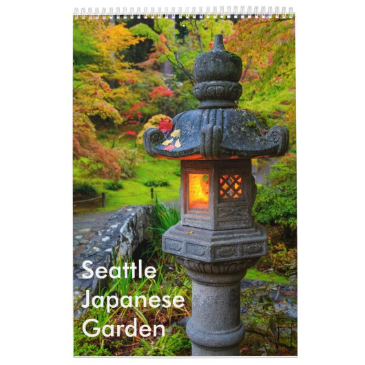 Grote Seattle Japanse tuinagenda Kalender (Hoes)