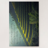 Grote Serenity Prayer Jigzaag Puzzle - Groene heuv Legpuzzel (Verticaal)