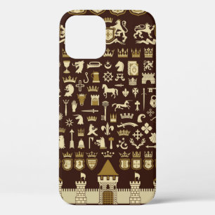 Grote set heraldische elementen. Case-Mate iPhone case