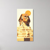 Grote Sfinx Canvas Afdruk (Voorkant)