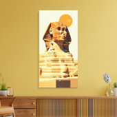 Grote Sfinx Canvas Afdruk (Insitu (Woonkamer))