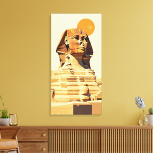 Grote Sfinx Canvas Afdruk