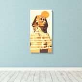Grote Sfinx Canvas Afdruk (Insitu (Houten vloer))