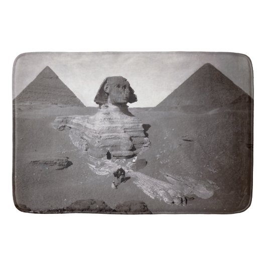 Grote Sfinx & Giza-piramides Necropolis Egypte Badmat (Voorkant)