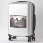 Grote Sfinx & Giza-piramides Necropolis Egypte Sticker (Koffer)