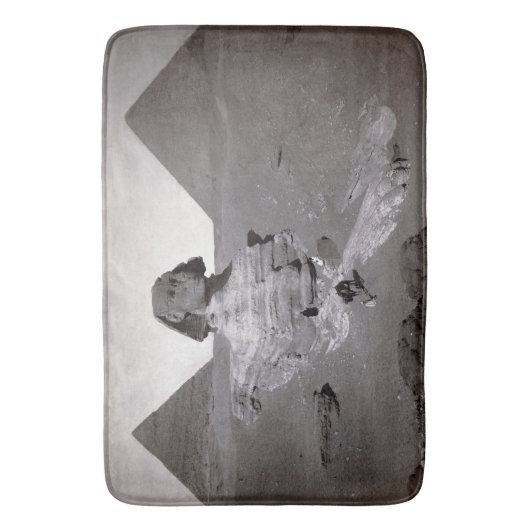 Grote Sfinx & Gizeh Piramides Necropolis Egypte Badmat (Voorkant Verticaal)