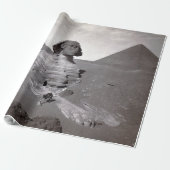 Grote Sfinx & Gizeh Piramides Necropolis Egypte Cadeaupapier (Uitgerold)